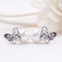 Bộ trang sức bạc Pearl Butterfly 3