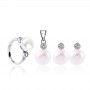 Bộ trang sức bạc Sunshine Pearl 1