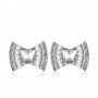 Bông tai bạc Bow Butterfly 1