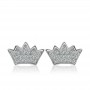 Bông tai bạc Little Crown 1