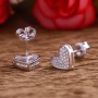 Bông tai bạc Momin Heart 4