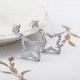 Bông tai bạc Sao Star 3
