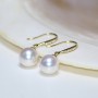 Bông tai vàng 18k ngọc trai biển Akoya đính kim cương 8-9.5mm Cady