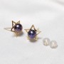 Bông tai vàng 18k ngọc trai thật Bluk 6-7mm