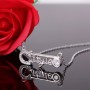 Dây chuyền bạc chữ Style 4