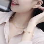Dây chuyền vàng 18k ngọc trai thật 5-6mm Sue