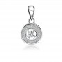 Mặt dây chuyền bạc Charm Circle 1