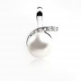 Mặt dây chuyền bạc Simple Pearl 1