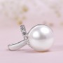 Mặt dây chuyền bạc Simple Pearl 4