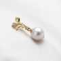 Mặt dây chuyền vàng 18K ngọc trai Akoya 8.5-9mm