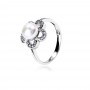 Nhẫn bạc Flower Pearl 1