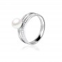 Nhẫn bạc Shining Pearl 1
