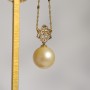Mặt dây chuyền ngọc trai nước mặn South Sea gắn vàng 18k đính kim cươngMặt dây chuyền ngọc trai nước mặn South Sea gắn vàng 18k đính kim cương