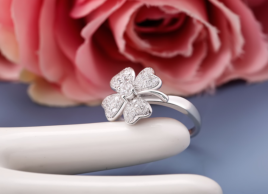 N&iacute;n thở để chi&ecirc;m ngưỡng mẫu nhẫn bạc y&ecirc;u kiểu n&agrave;y.