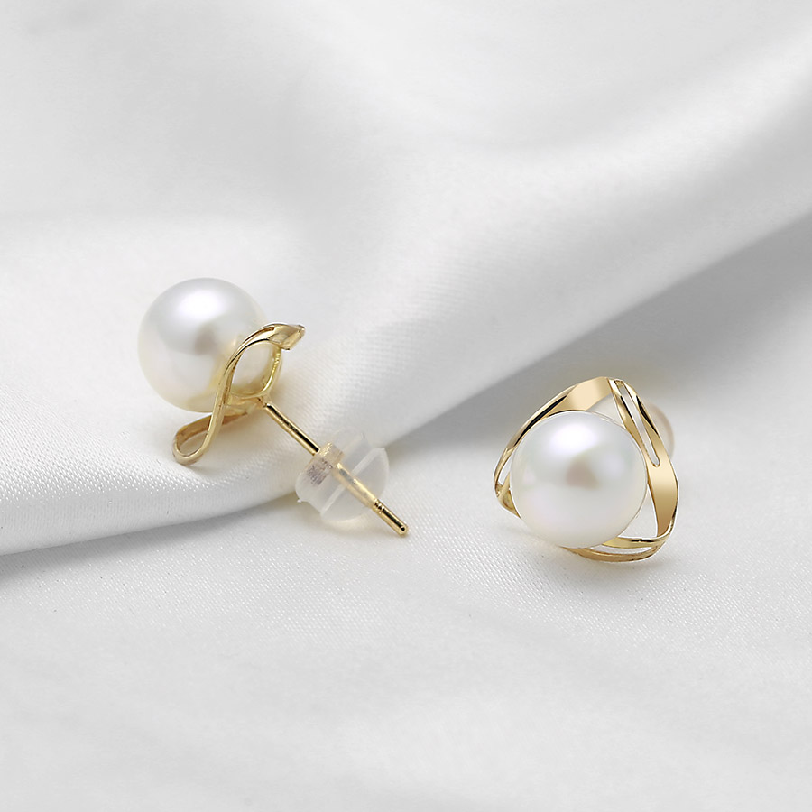 B&ocirc;ng tai v&agrave;ng 18k