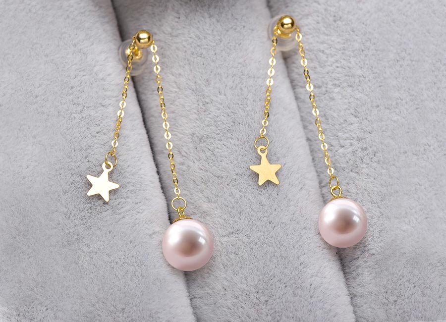 Bông tai vàng 18k ngọc trai Cosy Love Thiết kế tinh tế, hấp dẫn mọi ánh nhìn.