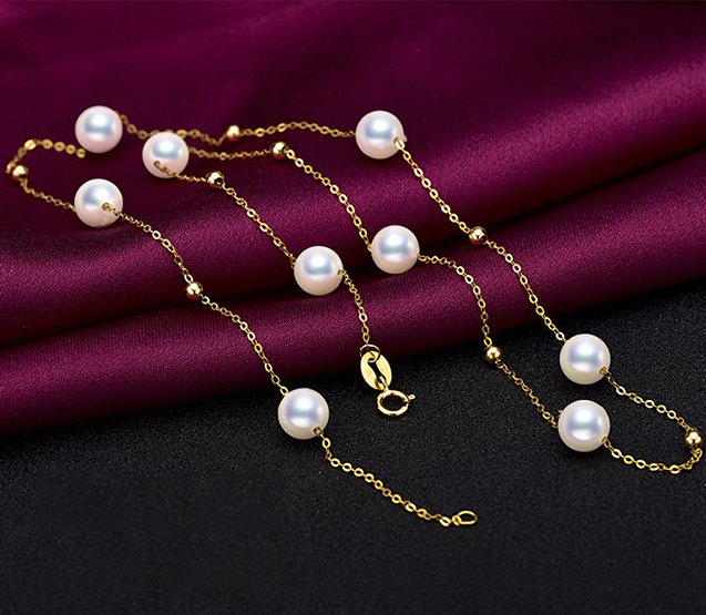 D&acirc;y chuyền v&agrave;ng 18k