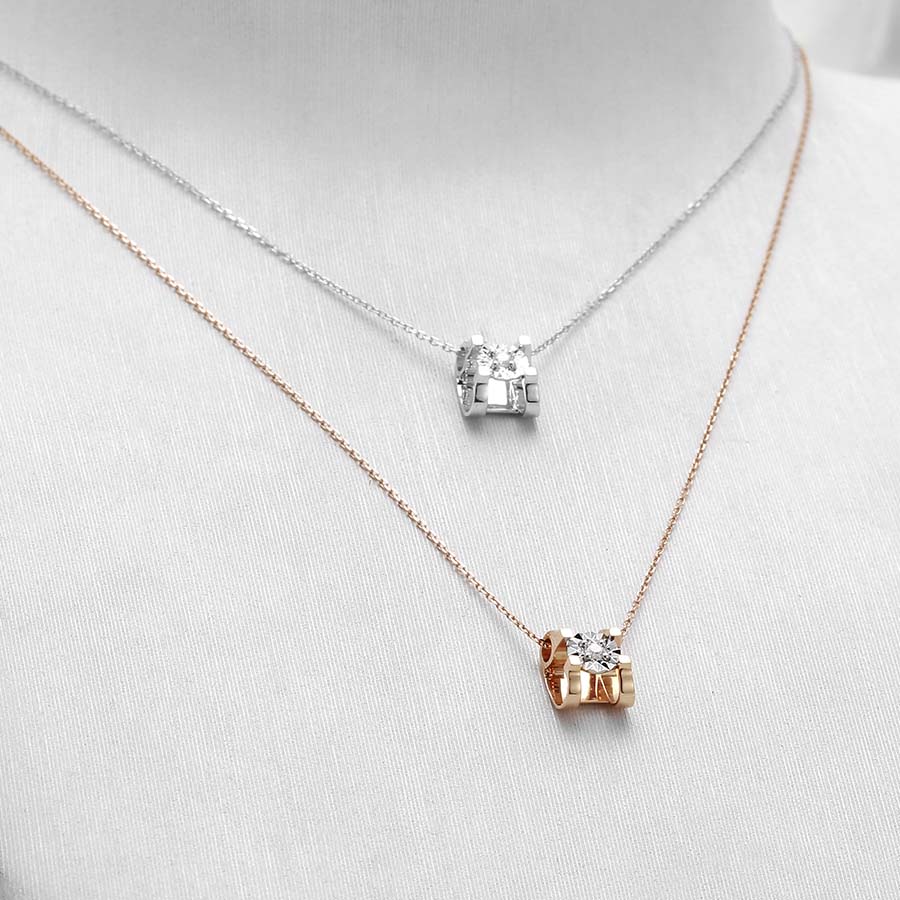 D&acirc;y chuyền v&agrave;ng 18