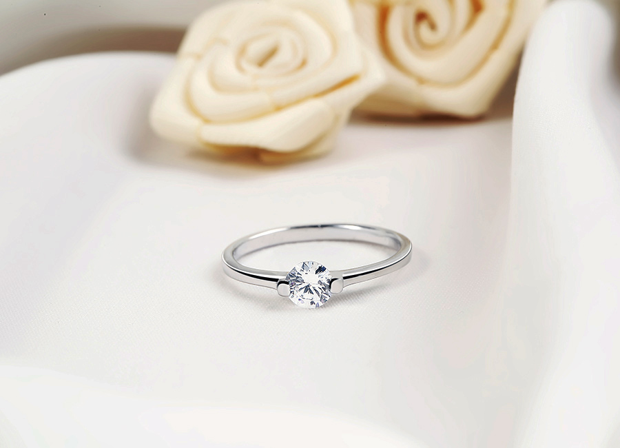 Nhẫn bạc Simple Loves &ndash; minh chứng cho t&igrave;nh y&ecirc;u đơn giản thuần khiết.