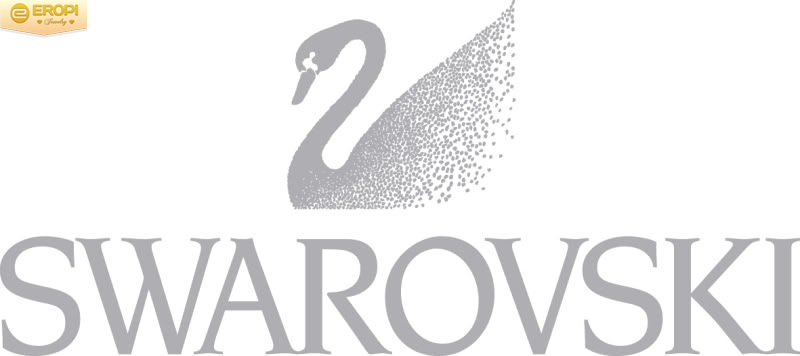 Logo chính thức của Công ty Swarovski với hình ảnh chú thiên nga trắng.