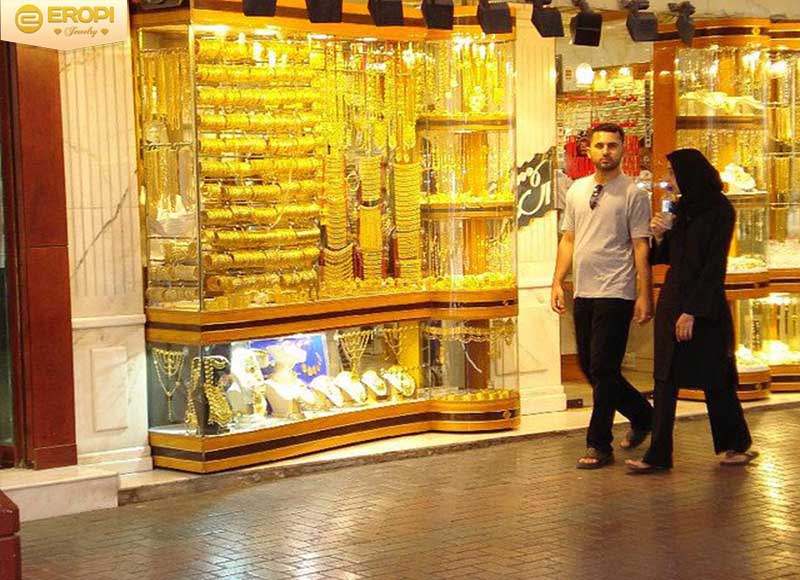 Vàng có mặt khắp mọi ngõ ngách của Dubai.