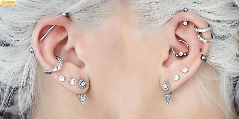 Mẫu hình xăm mini cho nữ ở lỗ tai  Tatuagem na orelha Tatuagem de orelha  Tendências de tatuagem