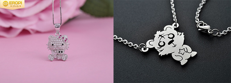 Dây chuyền wishbone - sợi dây dẫn lối tình yêu Dây chuyền bạc vẫn là sợi dây chuyền hoàn hảo dành cho các bé.