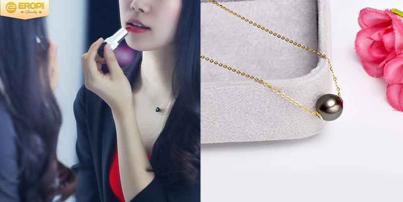 Điểm danh 10 mẫu dây chuyền ngọc trai "hot" nhất tại Eropi Dây chuyền ngọc trai