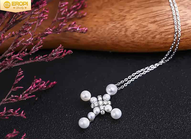Điểm danh 10 mẫu dây chuyền ngọc trai "hot" nhất tại Eropi Dây chuyền ngọc trai