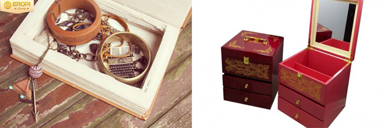 Những t&aacute;ch tr&agrave; xinh xinh c&oacute; thể thay thế một số hộp hay hộc tủ cất trang sức.