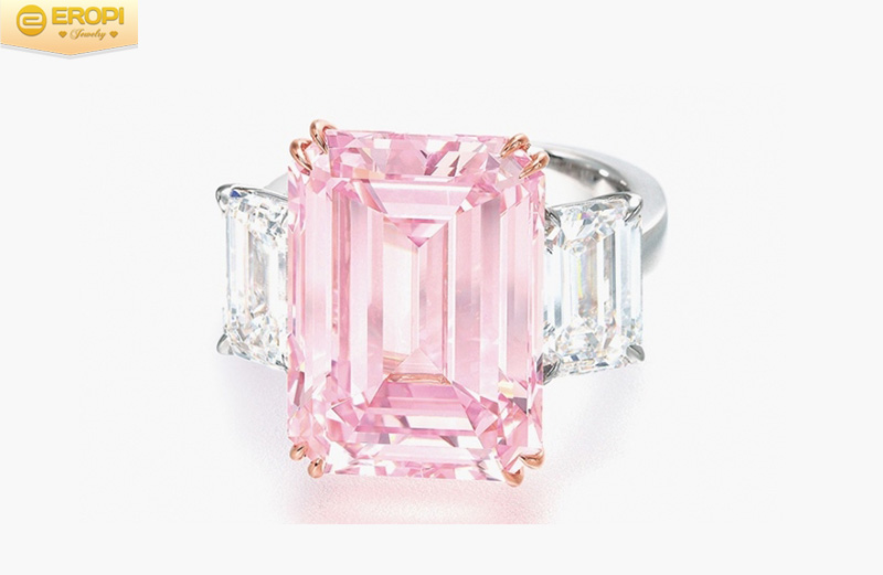 Nhẫn kim cương The Perfect Pink mang sắc hồng tinh khiết
