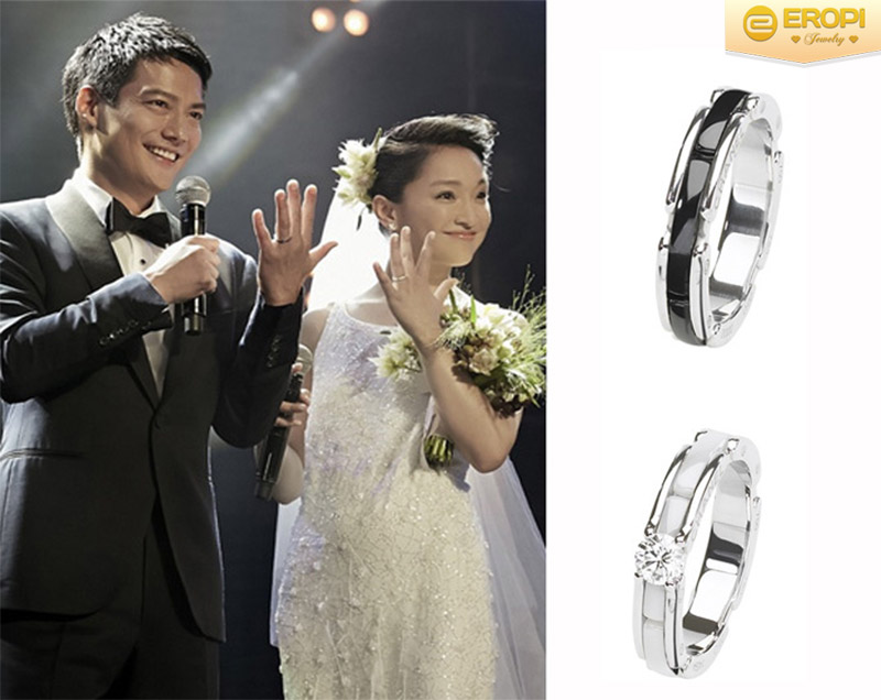 Nhẫn cưới của cặp đôi nổi tiếng xứ Trung 2